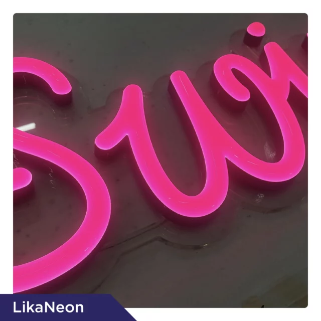 ✨ Bright, bold, and impossible to ignore! ✨ 

Our pink faux neon letters bring a stunning glow to any space, combining the retro charm of neon with modern energy efficiency.